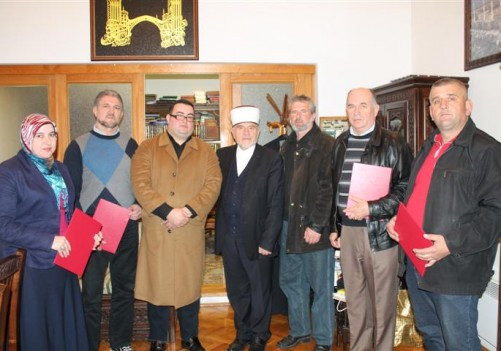 Muftija Smajkić uručio zahvalnice entuzijastima koji pomažu rad Medžlisa IZ Gacko
