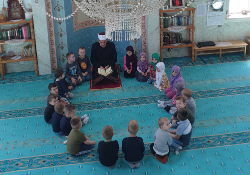 Polaznici Mekteba za predškolski uzrast „Vildan“ posjetili Džedid džamiju